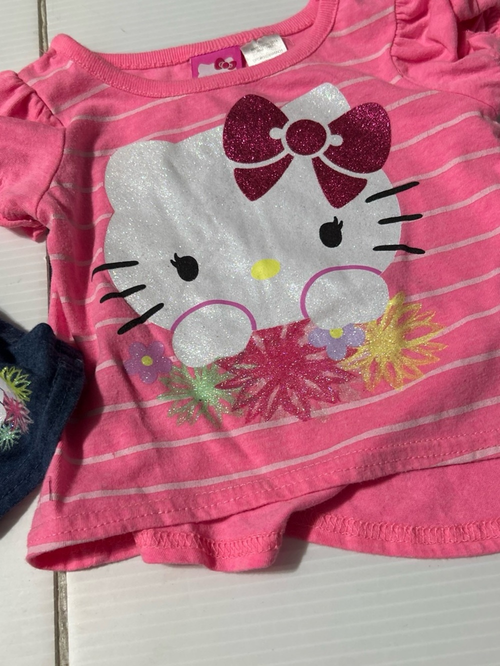 Hello Kitty Pink & Navy Girls Matching Set - Picture 2 of 7